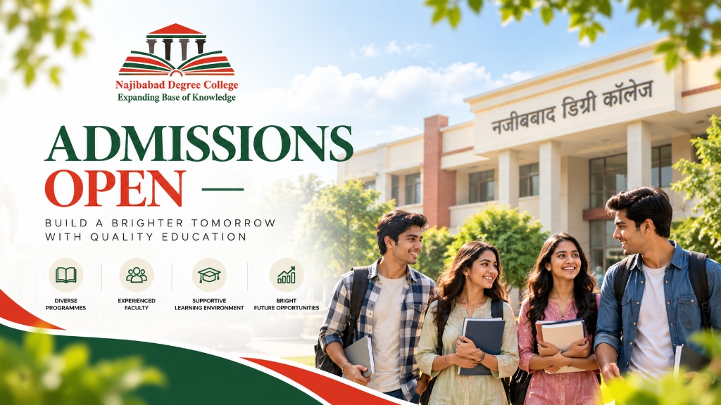 Najibabad Degree College Programmes and Admissions Open